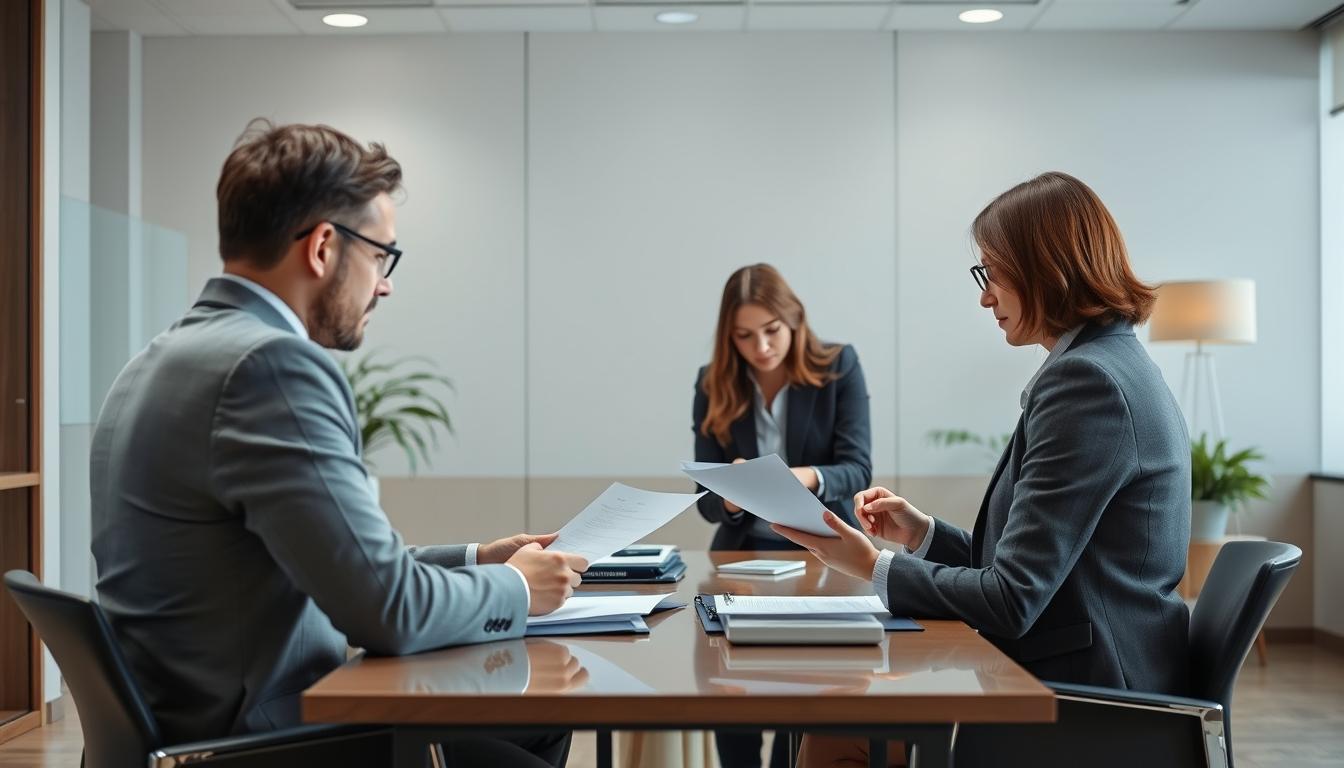 Family elder care planning discussion